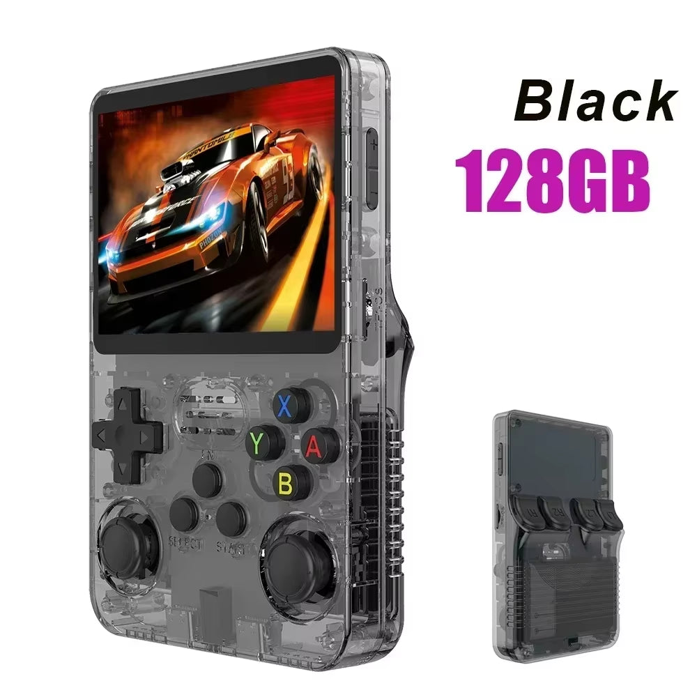 R36S Open-Source Retro Handheld Game Console – 3.5” IPS Display, Linux System, 64GB / 128GB Storage