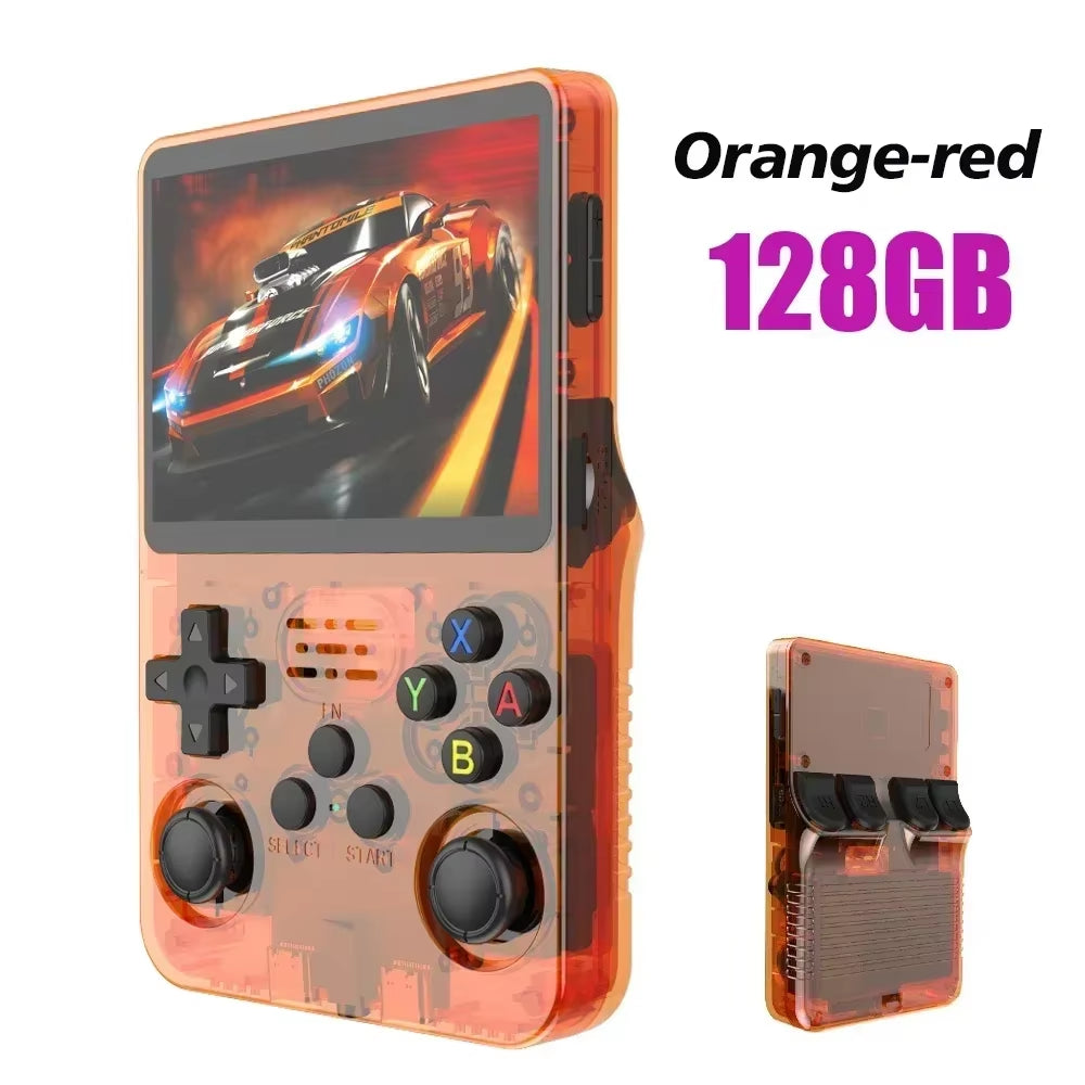 R36S Open-Source Retro Handheld Game Console – 3.5” IPS Display, Linux System, 64GB / 128GB Storage