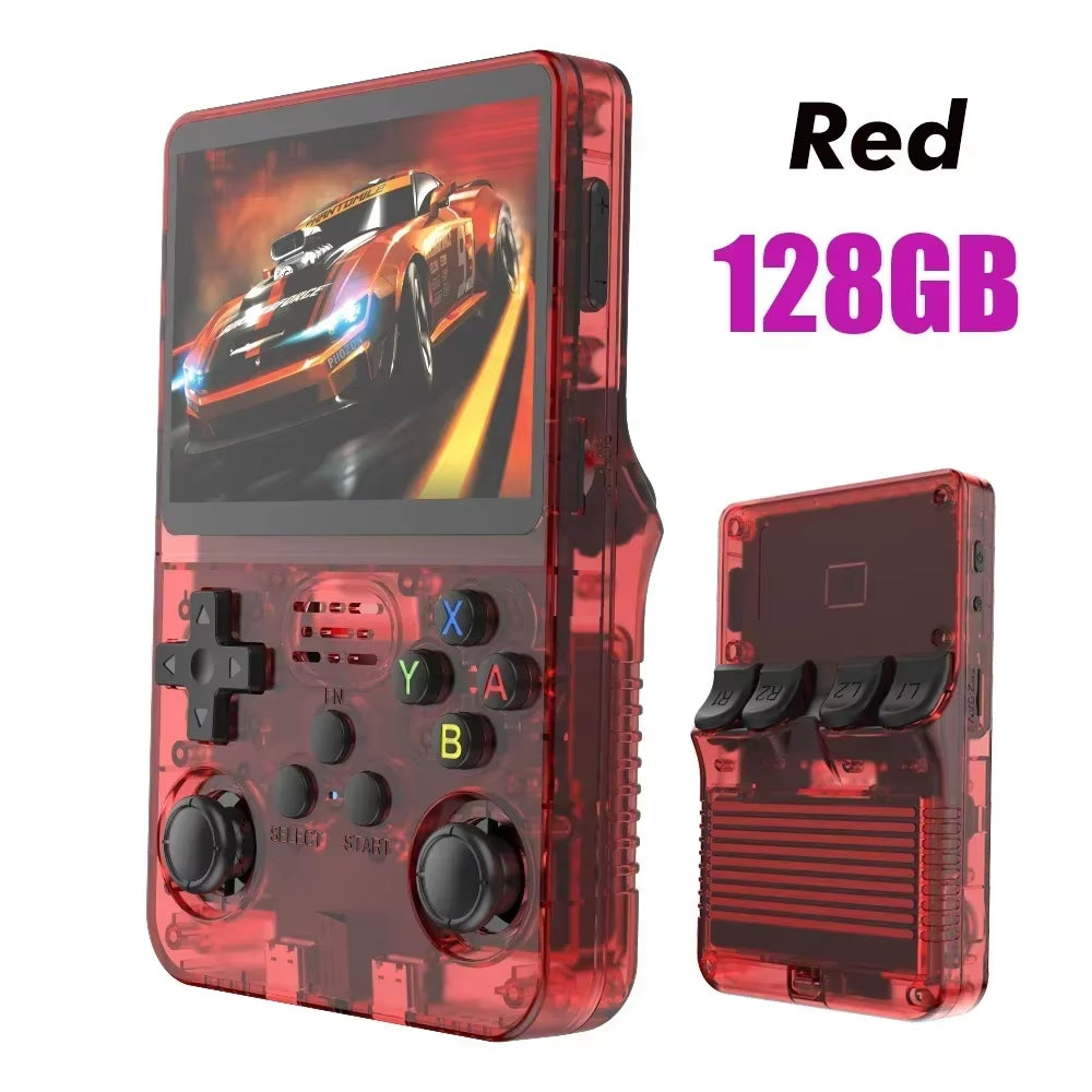 R36S Open-Source Retro Handheld Game Console – 3.5” IPS Display, Linux System, 64GB / 128GB Storage