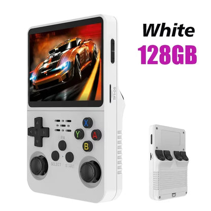 R36S Open-Source Retro Handheld Game Console – 3.5” IPS Display, Linux System, 64GB / 128GB Storage